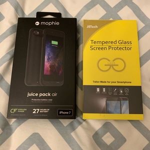 Mophie iPhone 7/8 Charging Case and Screen Protect